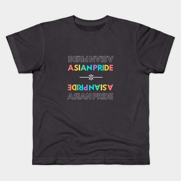 Asian Pride Kids T-Shirt by e s p y